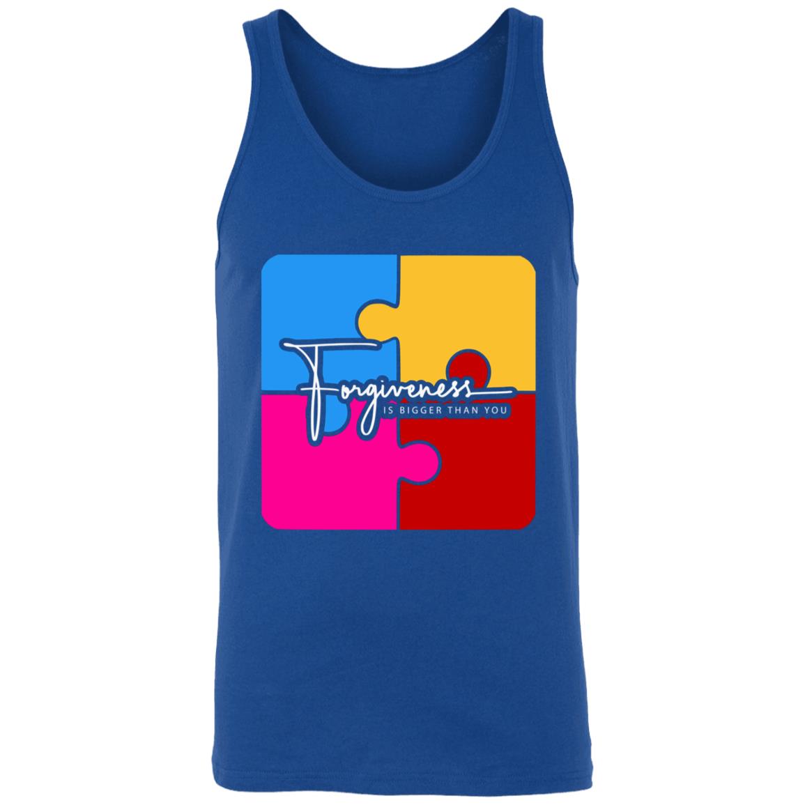 A73D7955-5CE7-4E8A-8FB1-472DC3C1D783 Forgiveness Unisex Tanks