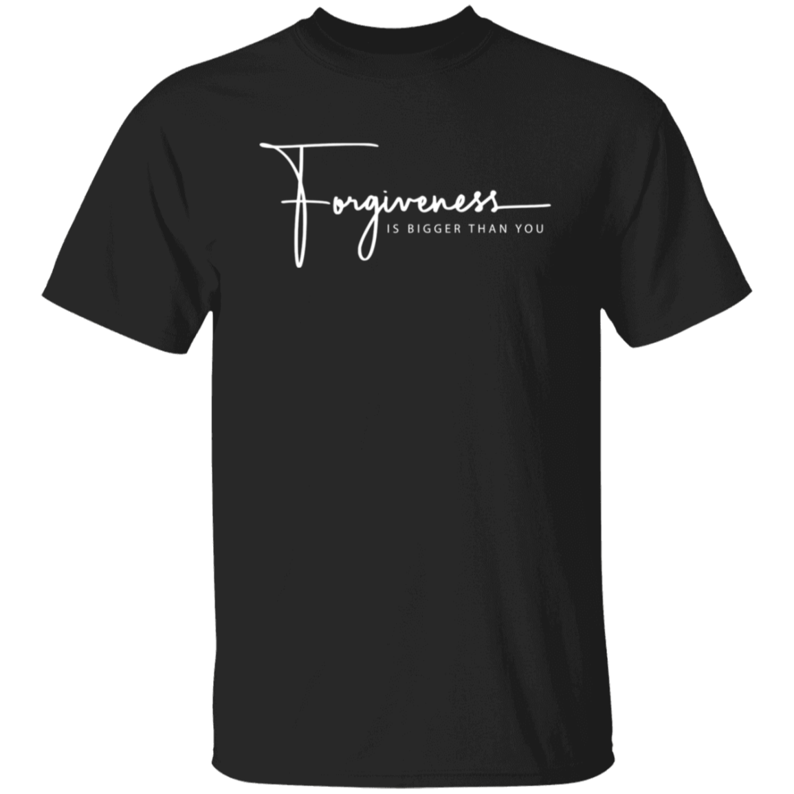 Forgiveness Is Bigger Than Us T-Shirt (NAVY/BLACK)