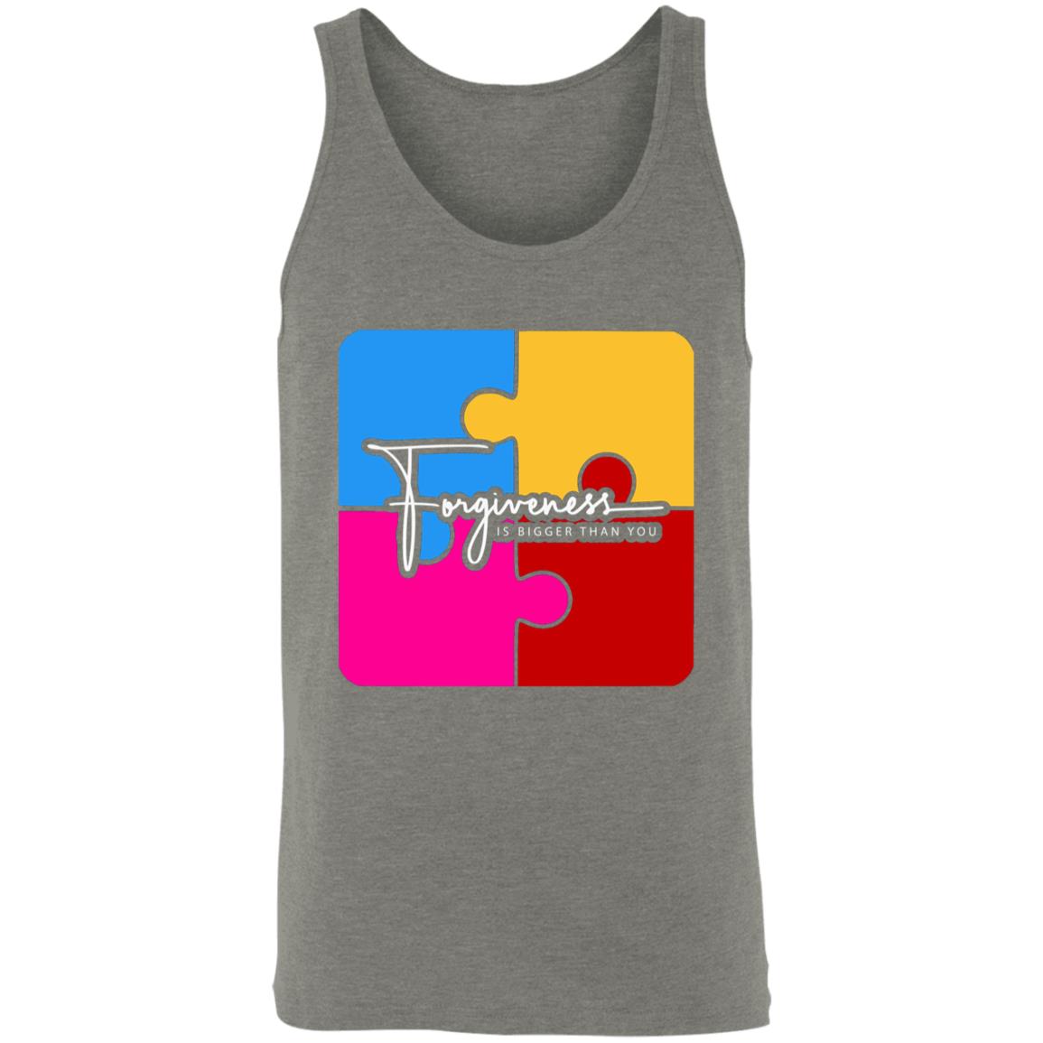 A73D7955-5CE7-4E8A-8FB1-472DC3C1D783 Forgiveness Unisex Tanks
