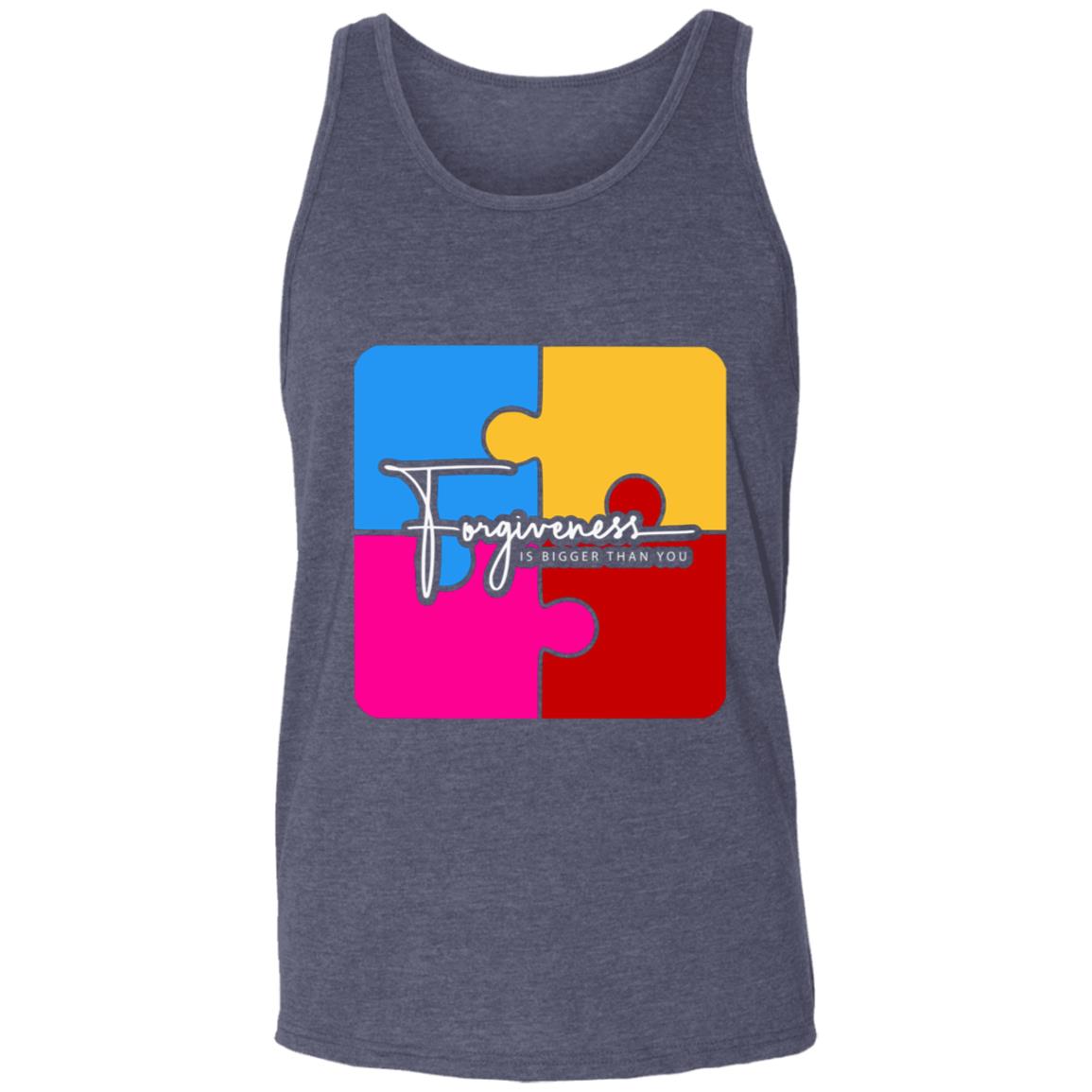 A73D7955-5CE7-4E8A-8FB1-472DC3C1D783 Forgiveness Unisex Tanks