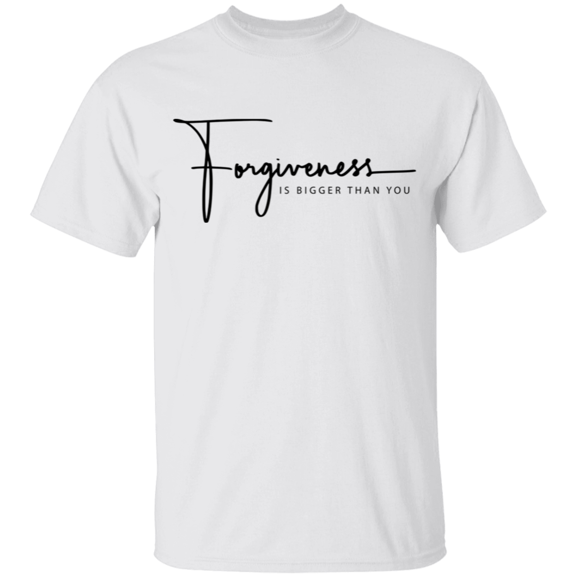 Forgiveness Is Bigger Than Us T-Shirt Youth (WHITE)